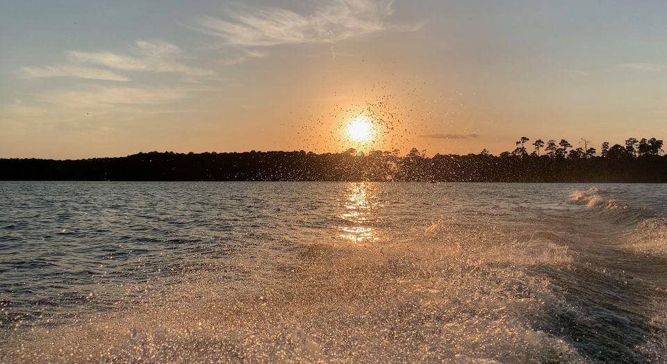 Sunset on Lake Conroe